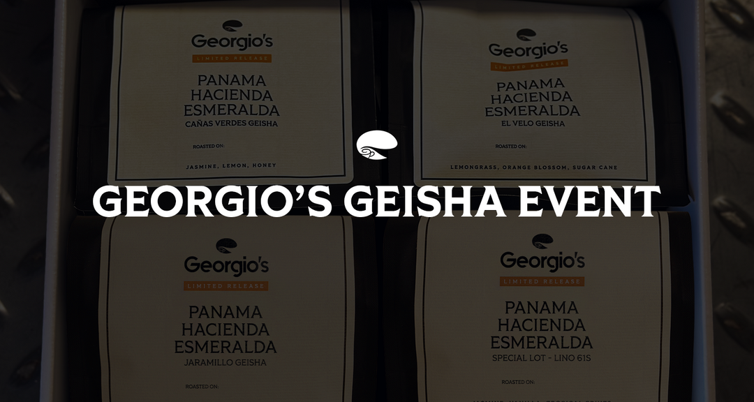 Georgio's Exclusive Geisha Coffee Tasting Event